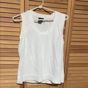 George Women's White Tank Top